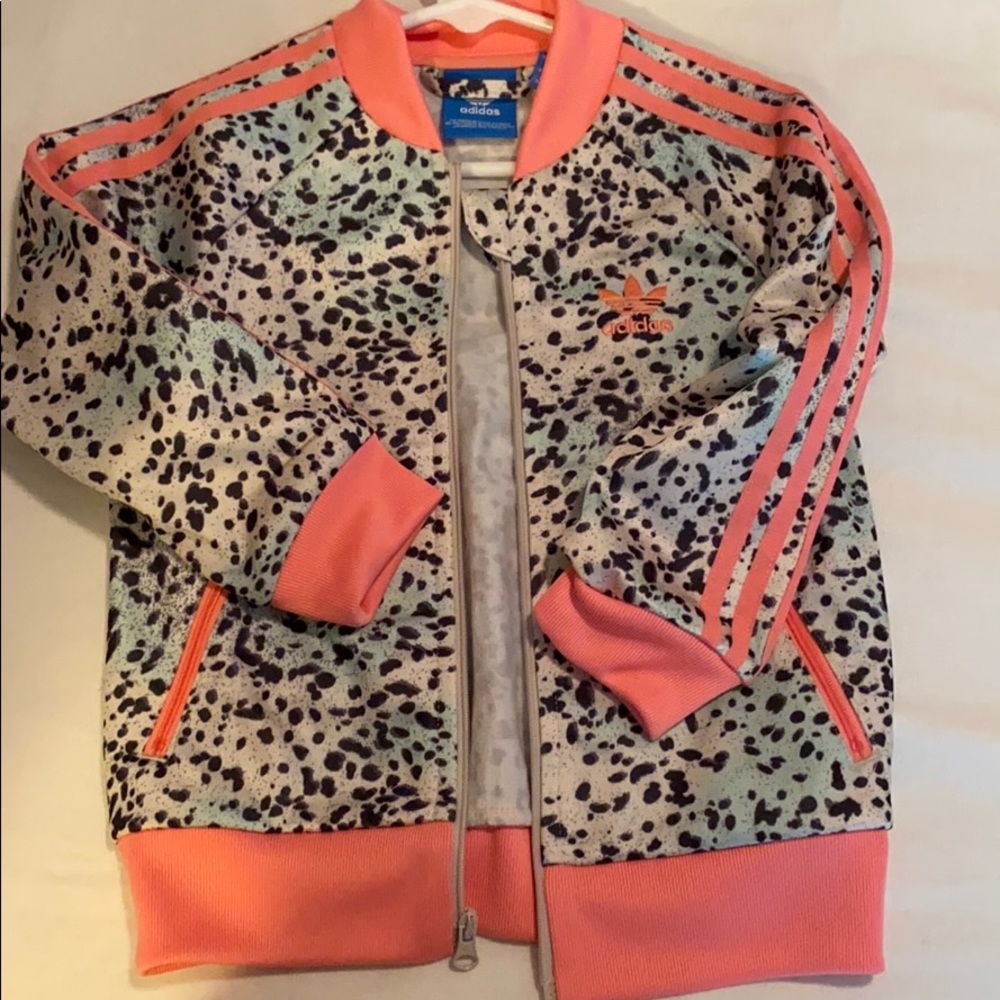 Toddler girls adidas track jacket